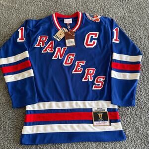 Authentic 1994 Mitchell & Ness Mark Messier NHL New York Rangers Hockey Jersey S